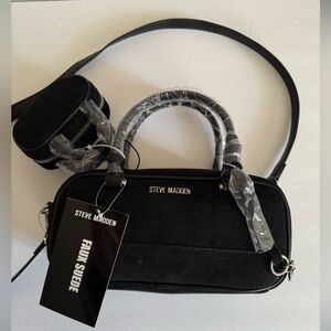 Steve Madden Suede Crossbody Handbag
